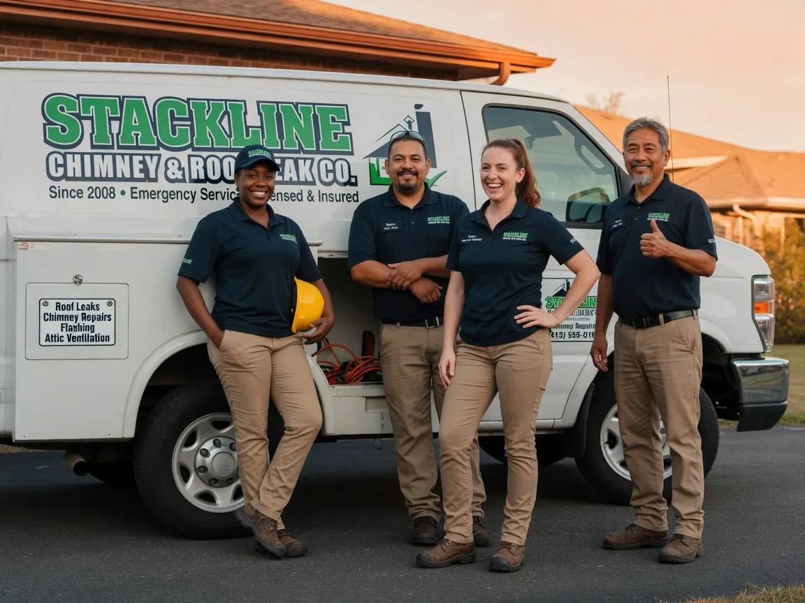 Chimney flashing repair company in Bivins, TX